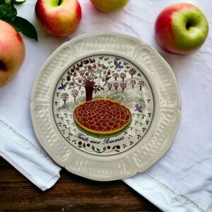 Gien Tarte aux Pommes 6” Plate